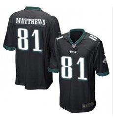 Youth NEW Eagles #81 Jordan Matthews Black Alternate Stitched NFL New Elite Jersey