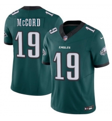 Youth Philadelphia Eagles 19 Kyle McCord Green 2025 Draft New F U S E Vapor Untouchable Limited Stitched Football Jersey Youth Philadelphia Eagles 19 Kyle McCord Green 2025 Draft New F U S E Vapor Untouchable Limited Stitched Football Jersey