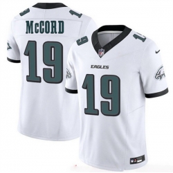 Youth Philadelphia Eagles 19 Kyle McCord White 2025 Draft New F U S E  Vapor Untouchable Limited Stitched Football Jersey