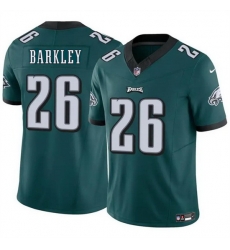 Youth Philadelphia Eagles 26 Saquon Barkley Green 2023 F U S E Vapor Untouchable Limited Stitched Football Jersey