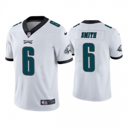 Youth Philadelphia Eagles 6 DeVonta Smith White Vapor Untouchable Limited Stitched Football Jersey 