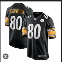 Men Pittsburgh Steelers Darnell Washington #80 Black F U S E Stitched NFL Jersey
