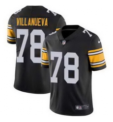 Nike Steelers 78 Alejandro Villanueva Black Alternate Vapor Untouchable Limited Jersey