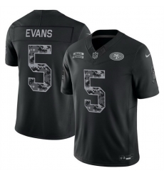 Men San Francisco 49ers 5 Mike Evans Black F U S E 2026 Salute to Service Limited Stitched Football Jersey Men San Francisco 49ers 5 Mike Evans Black F U S E 2026 Salute to Service Limited Stitched Football Jersey