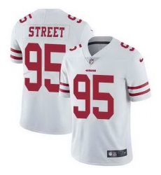 Nike 49ers 95 Kentavius Street White Vapor Untouchable Limited Jersey