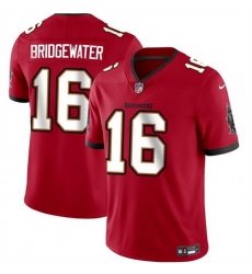 Men Tampa Bay Buccaneers 16 Teddy Bridgewater Red Vapor Limited Stitched Jersey