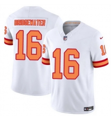 Men Tampa Bay Buccaneers 16 Teddy Bridgewater White 2025 F U S E  Vapor Limited Stitched Jersey