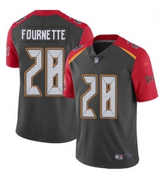 Men Tampa Bay Buccaneers 28 Leonard Fournette Gray Men Stitched NFL Limited Inverted Legend Jersey