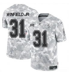 Men Tampa Bay Buccaneers 31 Antoine Winfield Jr  2024 F U S E Arctic Camo Salute To Service Limited Stitched Football Jersey