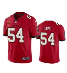 Men Tampa Bay Buccaneers 54 Lavonte David Red 2024 With 4 Star C Patch Vapor Untouchable Limited Stitched NFL Jersey