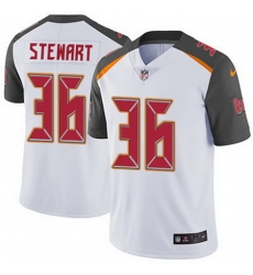 Nike Buccaneers #36 M J Stewart White Mens Stitched NFL Vapor Untouchable Limited Jersey