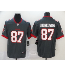 Nike Buccaneers 87 Rob Gronkowski  Gray New 2020 Vapor Untouchable Limited Jersey