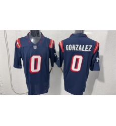 Men New England Patriots 0 Christian Gonzalez Navy F U S E Vapor Limited Stitched Football Jersey Men New England Patriots 0 Christian Gonzalez Navy F U S E Vapor Limited Stitched Football Jersey