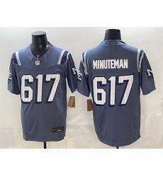 Men New England Patriots 617 Minuteman 2025 F U S E Rivalries Vapor Limited Stitched Football Jersey Men New England Patriots 617 Minuteman 2025 F U S E Rivalries Vapor Limited Stitched Football Jersey