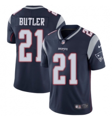 Nike Patriots #21 Malcolm Butler Navy Blue Team Color Mens Stitched NFL Vapor Untouchable Limited Jersey