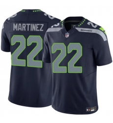 Men Seattle Seahawks 22 Damien Martinez Navy 2025 F U S E Vapor Untouchable Limited Stitched Football Jersey Men Seattle Seahawks 22 Damien Martinez Navy 2025 F U S E Vapor Untouchable Limited Stitched Football Jersey