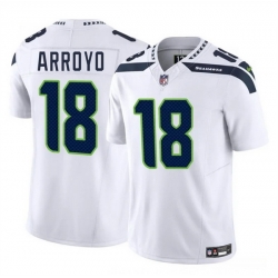Youth Seattle Seahawks 18 Elijah Arroyo White 2025 Draft F U S E  Vapor Limited Stitched Football Jersey