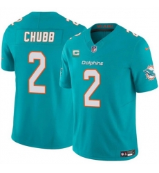 Men Miami Dolphins 2 Bradley Chubb Aqua 2025 F U S E With 1 Star C Patch Vapor Limited Stitched Football Jersey Men Miami Dolphins 2 Bradley Chubb Aqua 2025 F U S E With 1 Star C Patch Vapor Limited Stitched Football Jersey