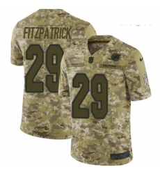 Mens Nike Miami Dolphins 29 Minkah Fitzpatrick Limited Camo 2018 Salute to Service NFL Jersey