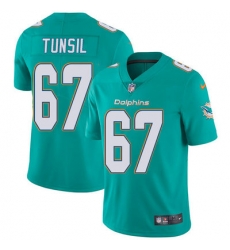 Nike Dolphins #67 Laremy Tunsil Aqua Green Team Color Mens Stitched NFL Vapor Untouchable Limited Jersey