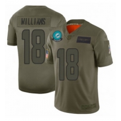 Youth Miami Dolphins 18 Preston Williams Limited Camo 2019 Salute to Service Football Jersey