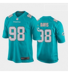 youth raekwon davis miami dolphins aqua game jersey 