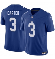 Men New York Giants 3 Abdul Carter Blue 2026 F U S E Vapor Untouchable Limited Stitched Jersey Men New York Giants 3 Abdul Carter Blue 2026 F U S E Vapor Untouchable Limited Stitched Jersey