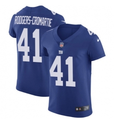 Nike Giants #41 Dominique Rodgers Cromartie Royal Blue Team Color Mens Stitched NFL Vapor Untouchable Elite Jersey