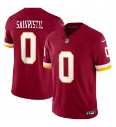 Men Washington Commanders  0 Mike Sainristil Burgundy 2026 F U S E  Vapor Limited Stitched Football Jersey