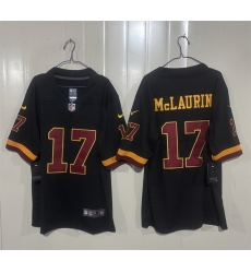 Men Washington Commanders  17 Terry McLaurin Black 2026 Hail Raiser Alternate Vapor Limited Stitched Football Jersey