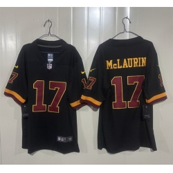 Men Washington Commanders  17 Terry McLaurin Black 2026 Hail Raiser Alternate Vapor Limited Stitched Football Jersey