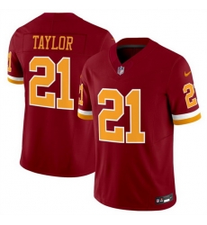 Men Washington Commanders 21 Sean Taylor Burgundy 2025 F U S E  Throwback Limited Stitched Football Jersey
