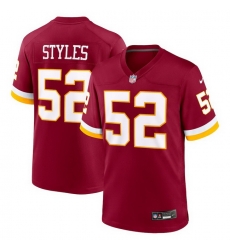 Men Washington Commanders 52 Sonny Styles Red Vapor Limited Stitched Jersey Men Washington Commanders 52 Sonny Styles Red Vapor Limited Stitched Jersey
