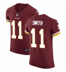 Mens Nike Washington Redskins 11 Alex Smith Burgundy Red Team Color Vapor Untouchable Elite Player NFL Jersey