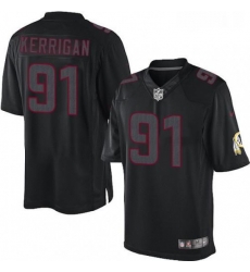 Mens Nike Washington Redskins 91 Ryan Kerrigan Limited Black Impact NFL Jersey