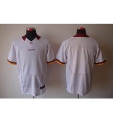 Nike Washington Redskins Blank White Elite NFL Jersey