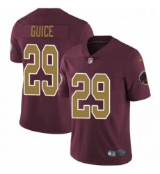 Youth Nike Washington Redskins 29 Derrius Guice Burgundy RedGold Number Alternate 80TH Anniversary Vapor Untouchable Limited Player NFL Jersey