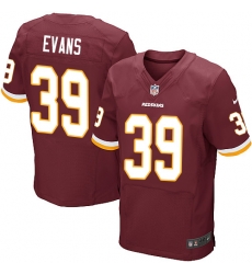 Youth Nike Washington Redskins #39 Josh Evans Elite Red NFL Jersey