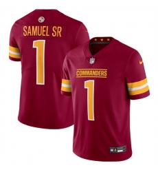 Youth Washington Commanders 1 Deebo Samuel Sr Burgundy 2025 Vapor Limited Stitched Football Jersey Youth Washington Commanders 1 Deebo Samuel Sr Burgundy 2025 Vapor Limited Stitched Football Jersey