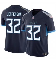 Men Tennessee Titans 32 Jermar Jefferson Navy 2025 F U S E Vapor Limited Stitched Football Jersey Men Tennessee Titans 32 Jermar Jefferson Navy 2025 F U S E Vapor Limited Stitched Football Jersey
