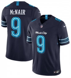 Men Tennessee Titans  9 Steve McNair Navy 2026 F U S E   Music City  Rivalries Collection Limited Stitched Football Jersey