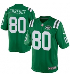 Nike Jets 80 Wayne Chrebet Green Mens Stitched NFL Elite Rush Jersey