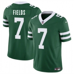 Youth New York Jets 7 Justin Fields Green 2025 F U S E  Vapor Limited Stitched Jersey