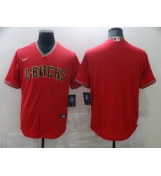 Men Nike Arizona Diamondbacks Red  Blank Coolbase Jersey