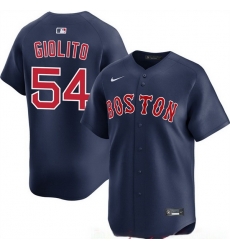Men Boston Red Sox 54 Lucas Giolito Navy Alternate Limited Stitched Baseball Jersey Men Boston Red Sox 54 Lucas Giolito Navy Alternate Limited Stitched Baseball Jersey