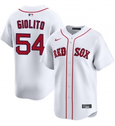 Men Boston Red Sox 54 Lucas Giolito White 2024 Home Limited Stitched Baseball Jersey Men Boston Red Sox 54 Lucas Giolito White 2024 Home Limited Stitched Baseball Jersey