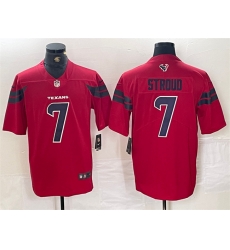Men Houston Texans 7 C J Stroud Red Vapor Untouchable Stitched Footb Men Houston Texans 7 C J Stroud Red Vapor Untouchable Stitched Footb