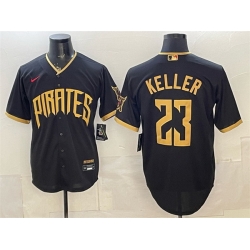 Men Pittsburgh Pirates  Mitch Keller Black 2026 City Connect Stadium Stitched Baseball Jersey