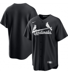 Men St Louis Cardinals Blank Black Lights Out Limited Stitched Baseball Jersey Men St Louis Cardinals Blank Black Lights Out Limited Stitched Baseball Jersey