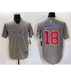 Men Chicago Cubs 18 Sh u014Dta Imanaga Grey Limited Stitched Baseball Jersey Men Chicago Cubs 18 Sh u014Dta Imanaga Grey Limited Stitched Baseball Jersey